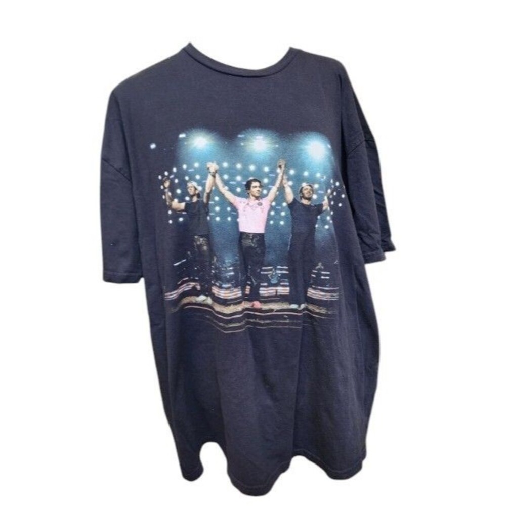 Jonas Brothers Tee 2023 2 Sides 'Five Albums. One Night. The World Tour.'  2X